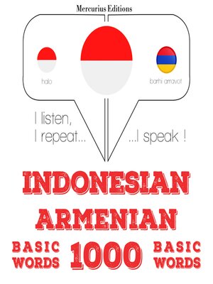 cover image of 1000 kata-kata penting di Armenia